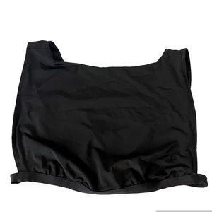 Aerie Black Real Soft Crop Bra/Top Size Large